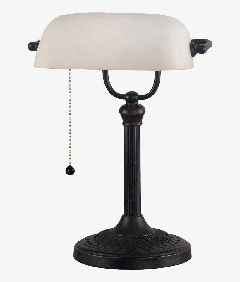 Kenroy Home Amherst 15 Inch Bankers Lamp In Oil Rubbed, transparent png download