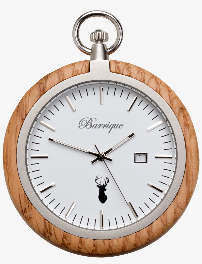 Barrique Design Watches Pocket Watch Wooden Watch Winewatch, transparent png download