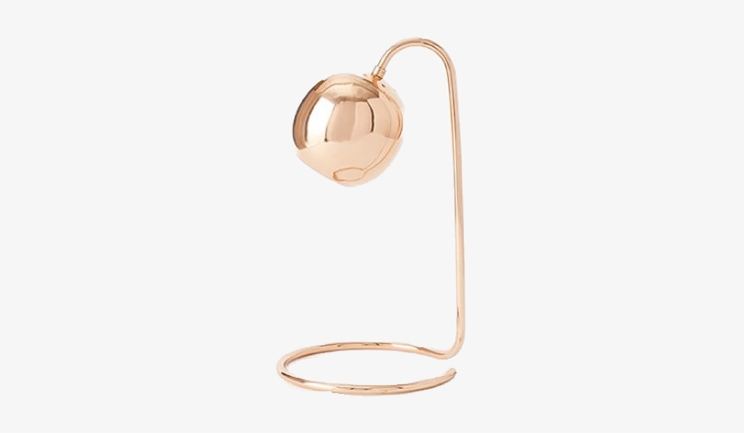 Scoop Lamp Rose Gold Decorist Inside Desk Inspirations - West Elm Copper Lamps, transparent png download