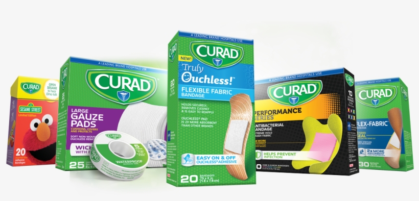 It Is Being Reported That Curad Bandages Buy 1 Get - Curad Truly Ouchless! Bandages, Flexible Fabric - 20, transparent png download