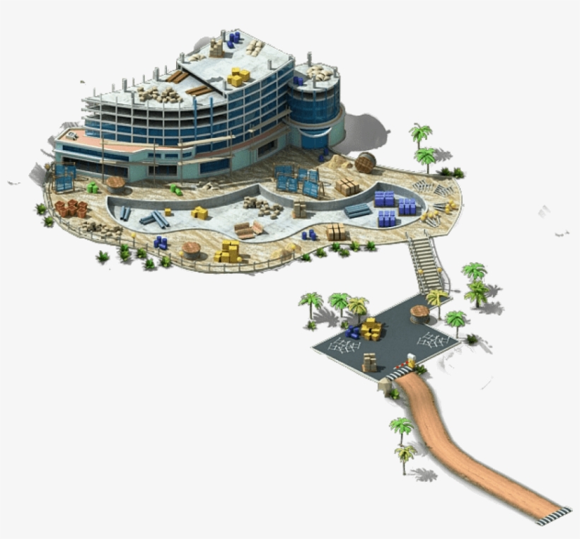 Free Png Tropical Hotel Construction Png Images Transparent - Megapolis Hotel Isla, transparent png download