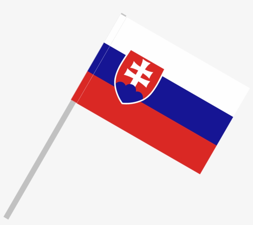 Slovakia Flag With Tunnel H - Flag, transparent png download