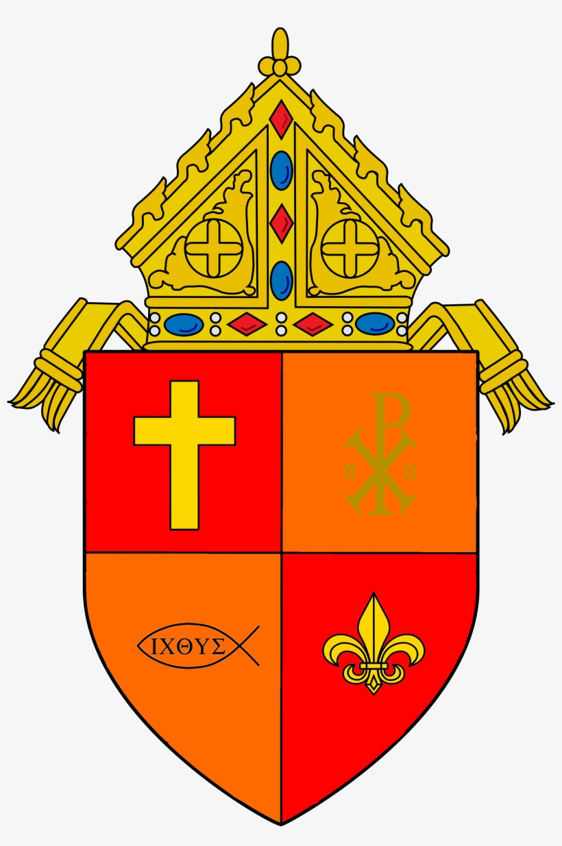 Coat Of Arms Of The Roman Catholic Archdiocsese Of - Archdiocese Of New  Orleans Logo Transparent PNG - 2000x2916 - Free Download on NicePNG, image size:820x1235
