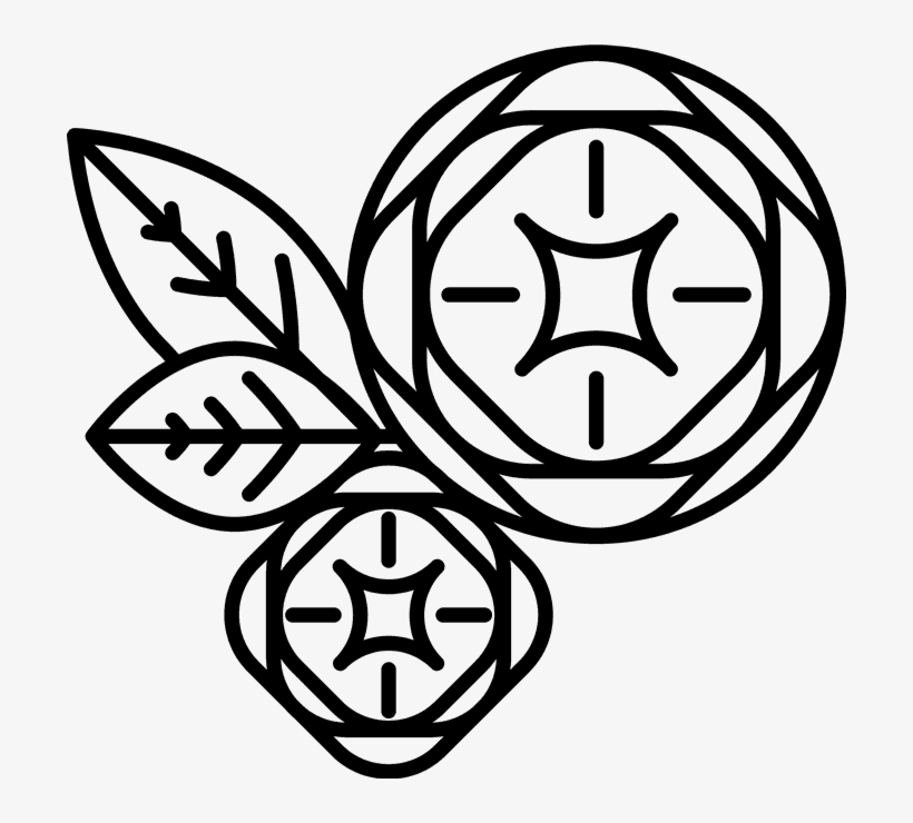 Floral Design Rubber Stamp - Illustration, transparent png download