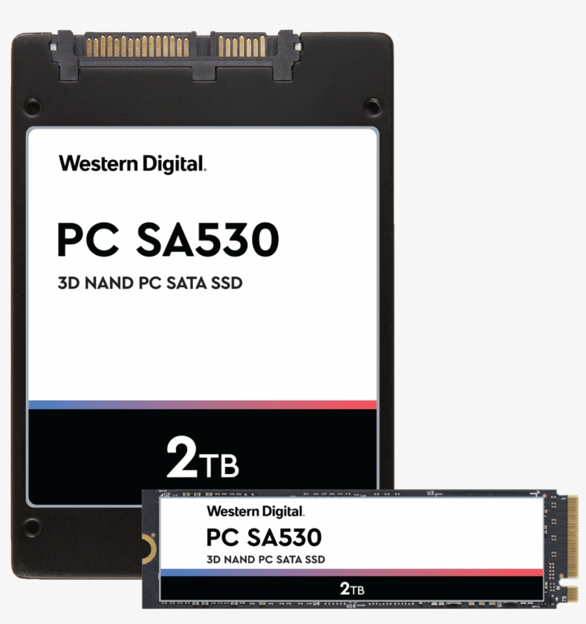 For Western Digital Pc Sa530 Ssd, Support Will Be Delivered - Solid-state Drive, transparent png download