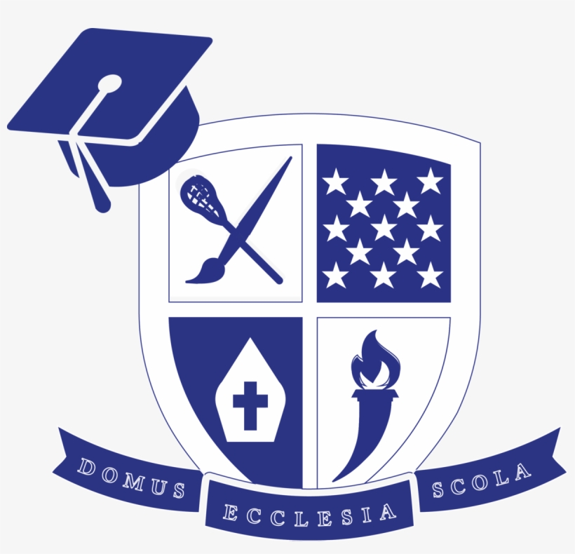 Blue Crest With Cap - Greenwich Catholic School, transparent png download