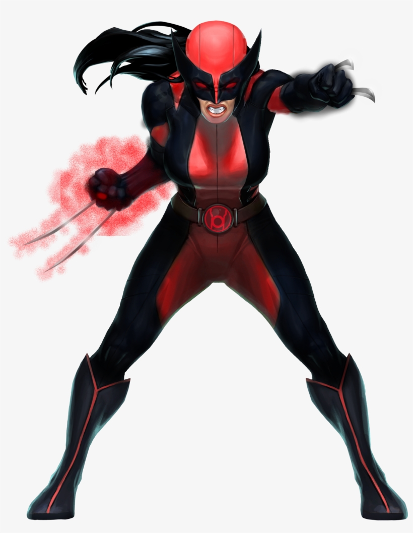 All New All Different Red Lantern Wolverine - X 23 Marvel Png, transparent png download