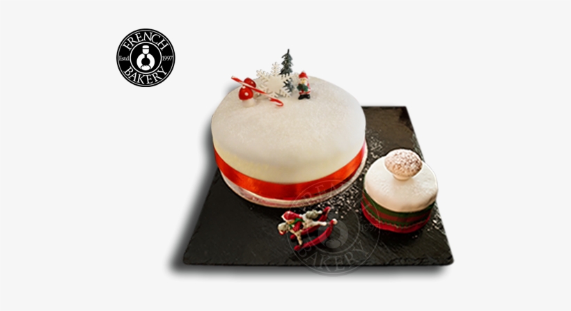Icing Christmas Cake - Birthday Cake, transparent png download
