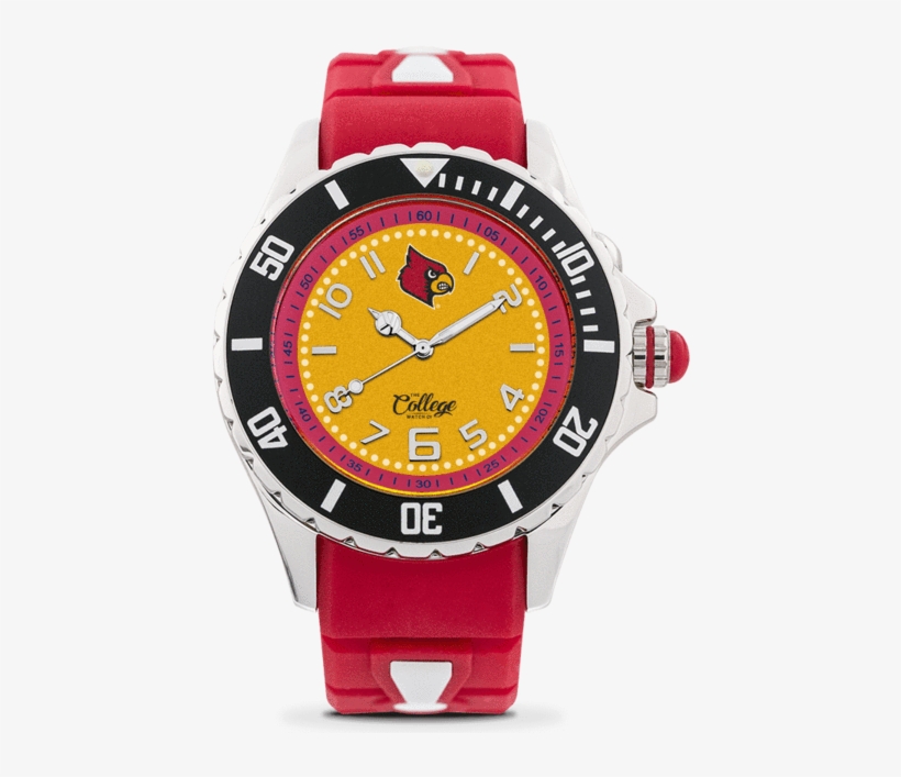 Louisville Cardinals Watch - Rolex Submariner Price In India, transparent png download