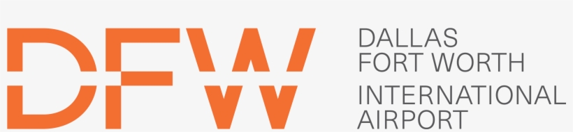 Dfw Airport Logo With Text Color Jpg - Dfw Airport Logo, transparent png download
