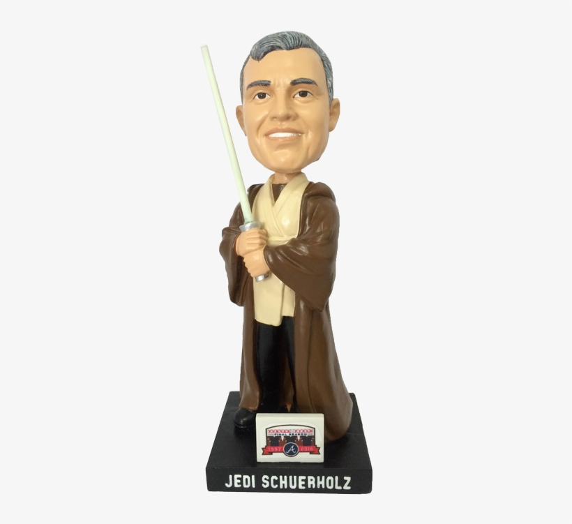 01 Fri Braves Star Wars Jedi Master John Schuerholz - Figurine, transparent png download