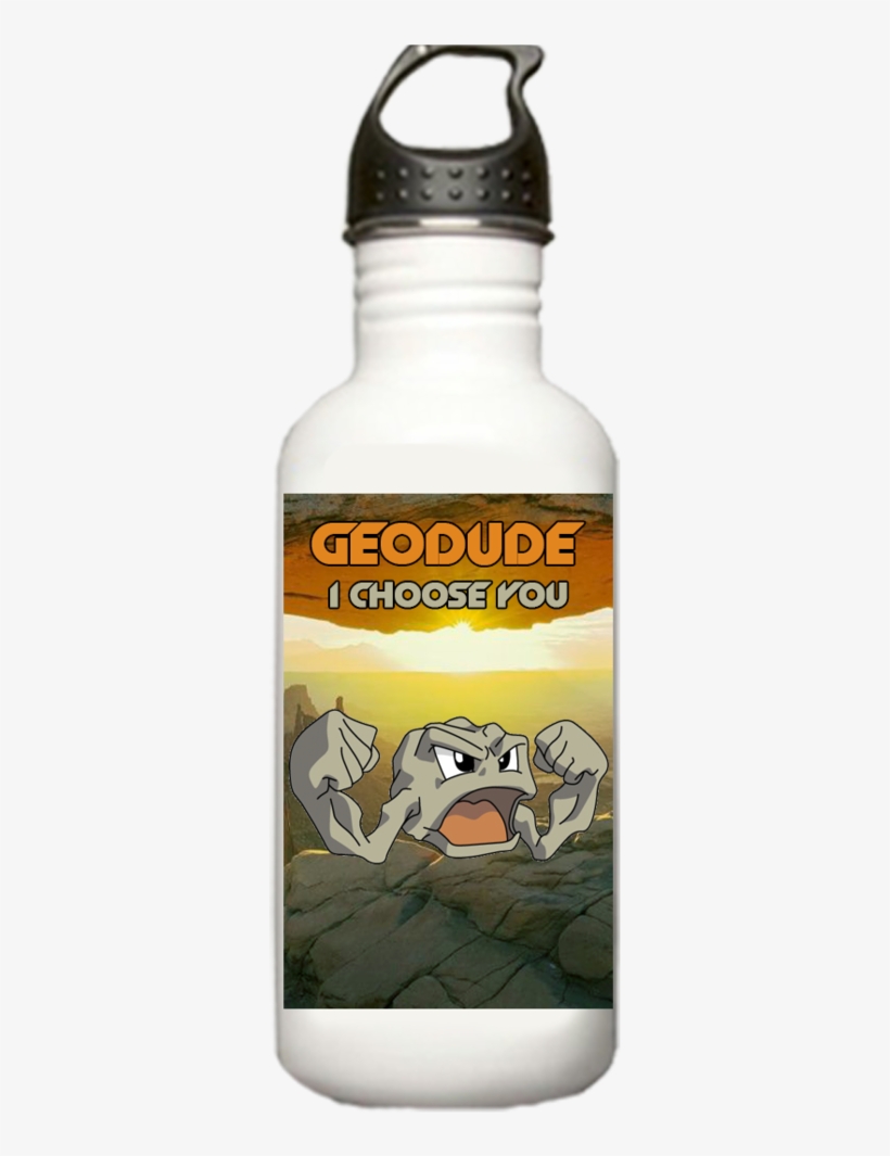 Pokemon Geodude Water Bottle - Cafepress Bouvier Des Flandres C Stainless Water Bottle, transparent png download