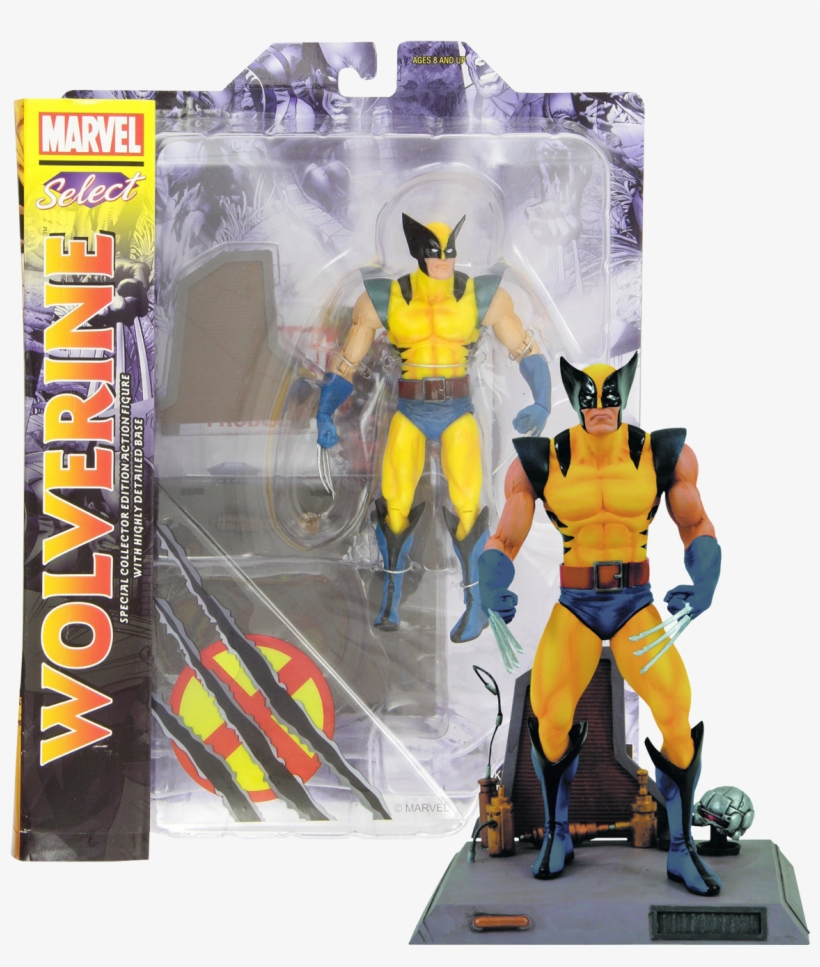 Wolverine Marvel Select 6” Action Figure - Marvel Select Wolverine Action Figure, transparent png download