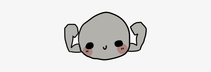 074 Geodude By Pinkbunnii - Cute Geodude, transparent png download