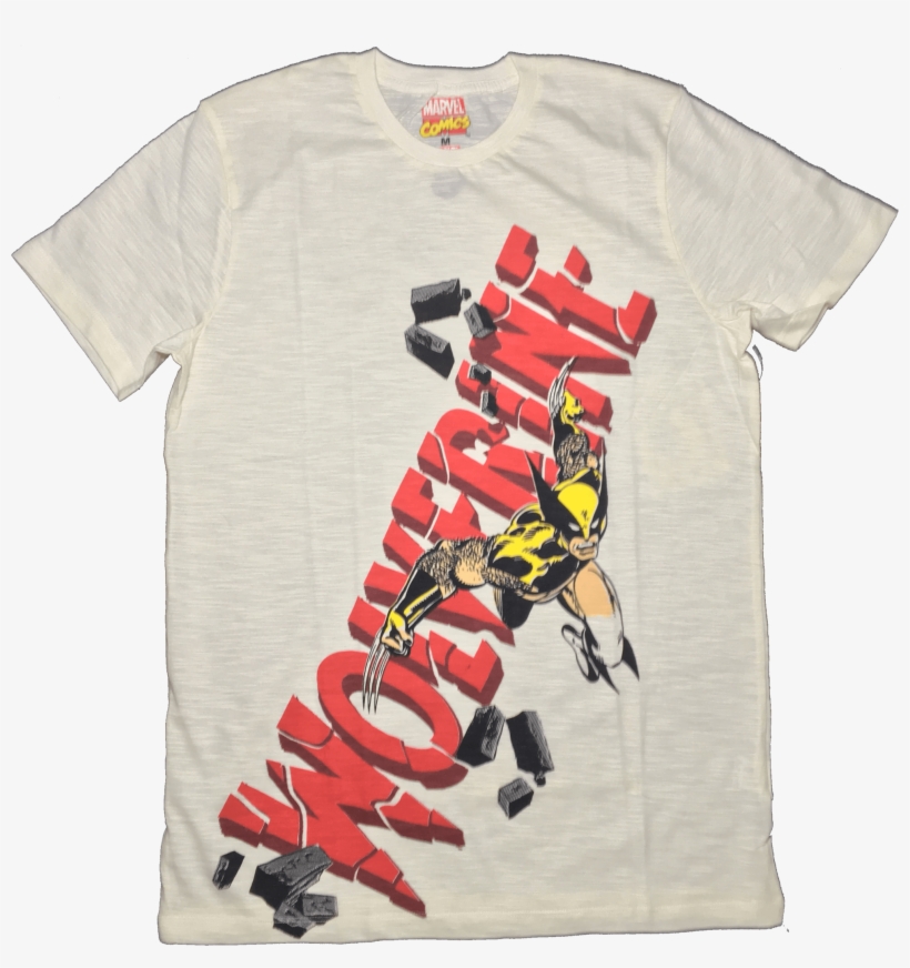 Marvel Comics Wolverine White T Shirt Bio World Www - Active Shirt, transparent png download