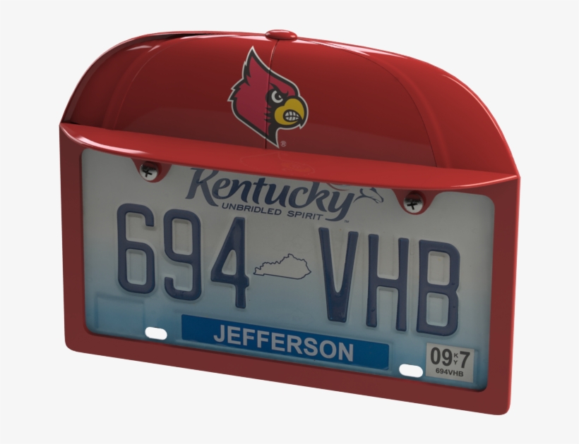 University Of Louisville Cardinals Baseball Cap Frame - Kentucky 2005 Personalized Custom Novelty Tag Vehicle, transparent png download