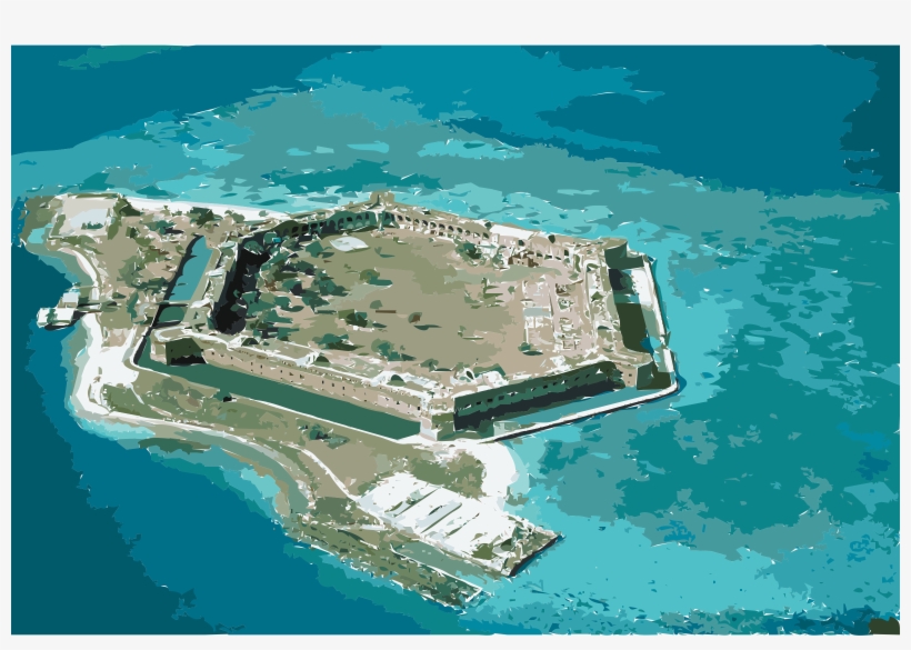 This Free Icons Png Design Of Fort Jefferson Dry Tortugas, transparent png download