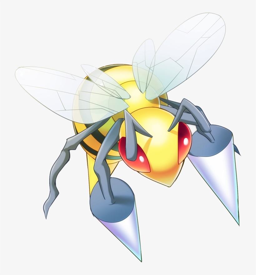 Shiny Beedrill Pokédex - Beedrill, transparent png download