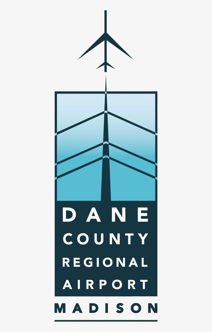 300 Dpi Vertical Logo Png - Dane County Regional Airport Logo, transparent png download