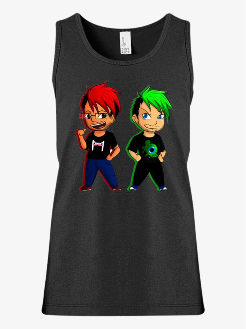 Markiplier And Jacksepticeye Girls' Tank Top T-shirts - Markiplier And Jacksepticeye Tshirt, transparent png download