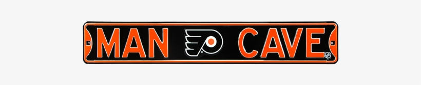 Philadelphia Flyers “man Cave” Authentic Street Sign - Man Cave Philadelphia Flyers Steel Sign Wall Sign 36, transparent png download