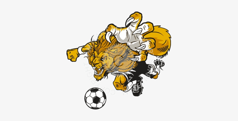 Lion Clipart Soccer - Soccer Boy Green Throw Blanket, transparent png download