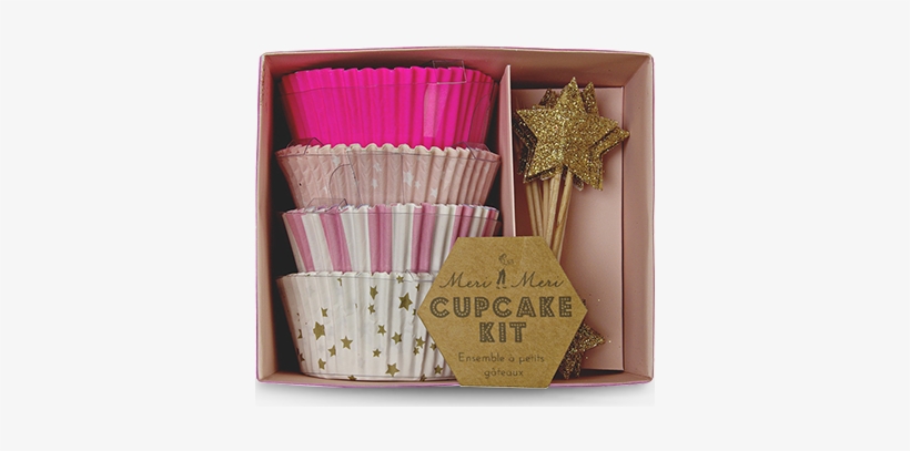 Meri Meri Pink Cupcake Kit - Ts Pink Cup Cake Kit Book/buch, transparent png download