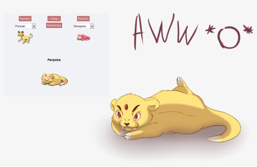 Random E Swap S Random Persian Randomize Slowpoke - Pinterest, transparent png download
