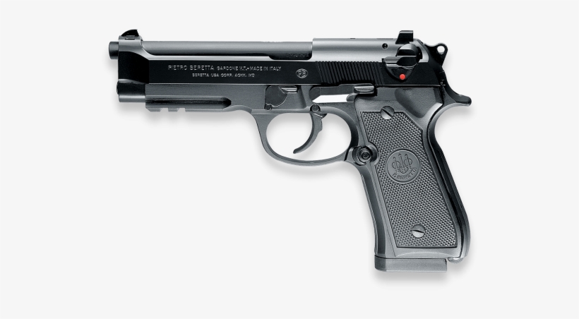 92 A1 Pistol, Black - Beretta 92a1, transparent png download