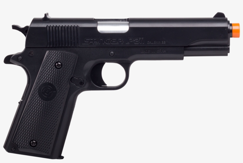 Cros Asp311b P311 Milt Pistol 325 Fps - Browning 1911 22 Version Black Label, transparent png download