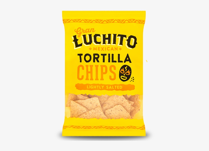 Lightly Salted Tortilla Chips - Gran Luchito, transparent png download