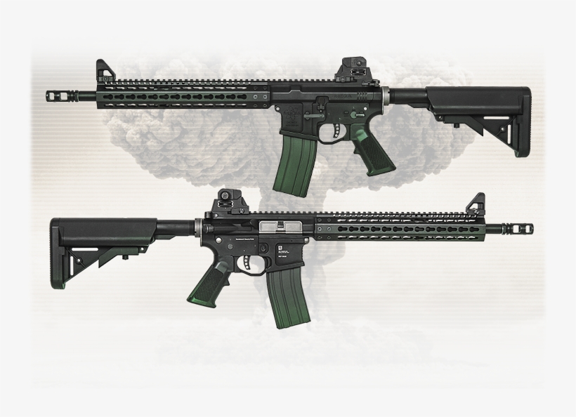 360 380 Fps Magazine Capacity - M4 With Angled Grip, transparent png download