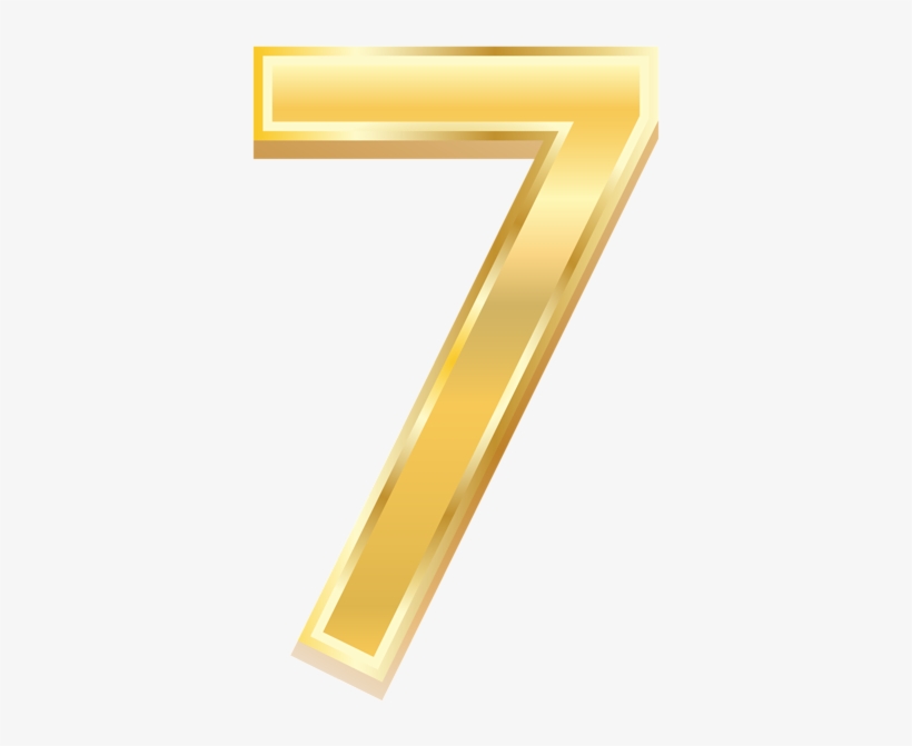 Number Art, Gold Style, Free Images, Clip Art, Illustrations - Clip Art, transparent png download