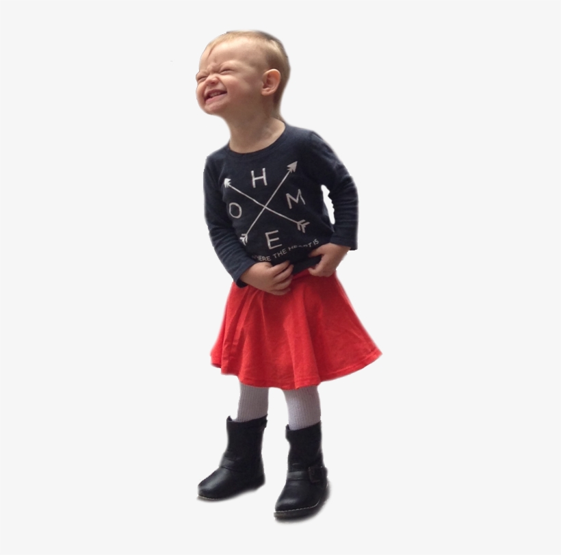 Persona Little Girl Leaning - Person Leaning Forward Png, transparent png download