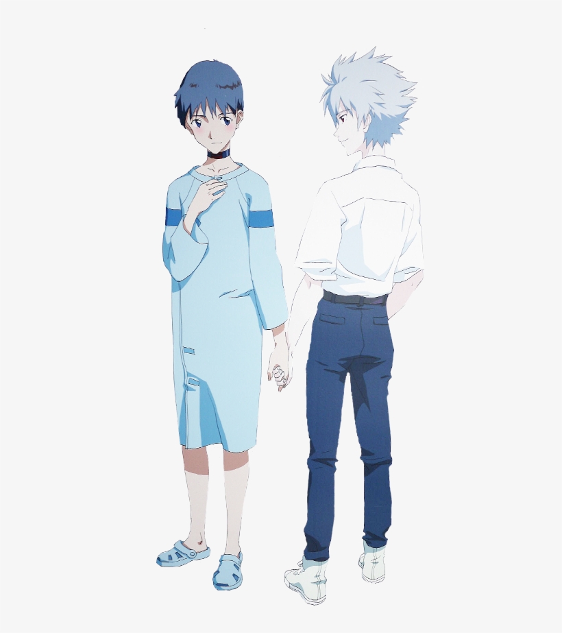 “ Here's Another Kaworu And Shinji Transparent Png - Shinji Ikari, transparent png download