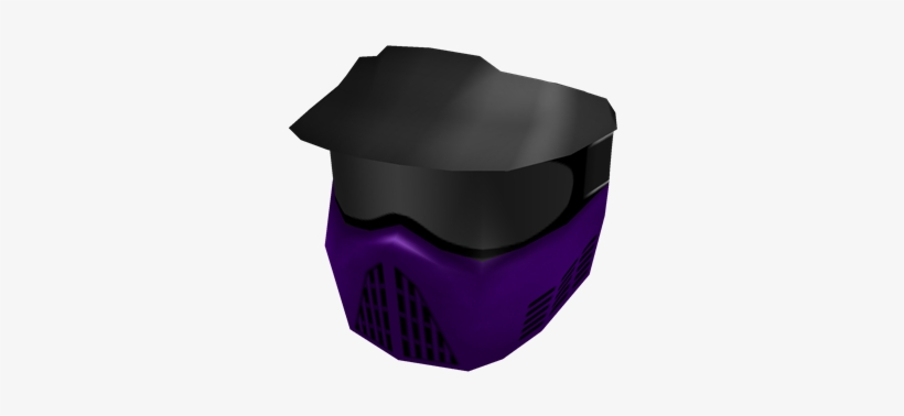Purple Paintball Mask - Mask, transparent png download