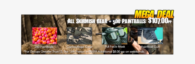 Mega Paintball Deal Paintball Extras - Army, transparent png download