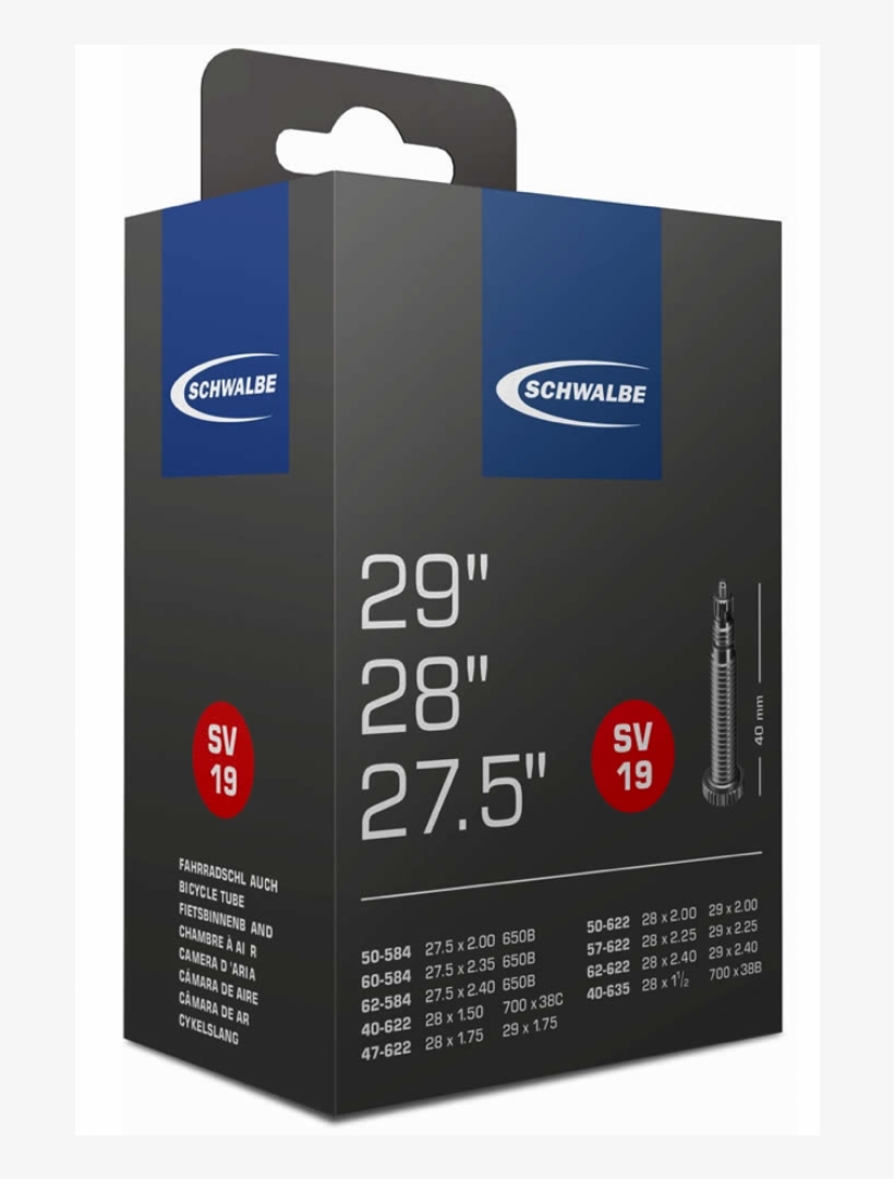 Schwalbe Presta Inner Tubes - Schwalbe Inner Tube, transparent png download