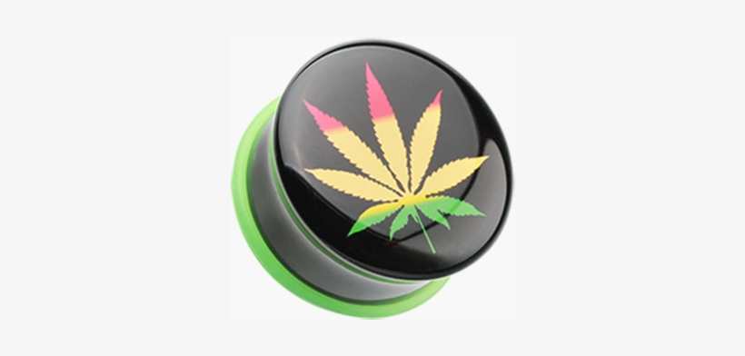 Rasta Pot Leaf Plugs - Plug, transparent png download