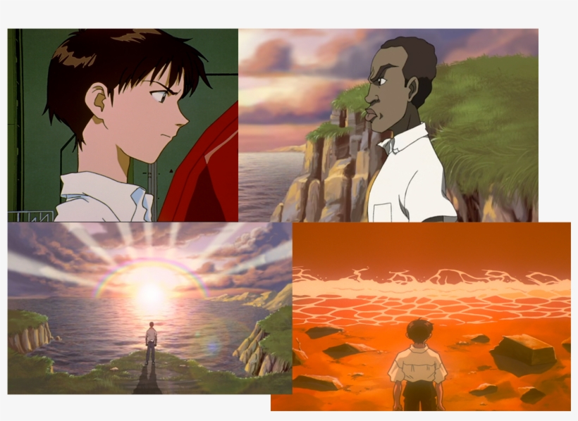 Watching The Boondocks - Anime, transparent png download