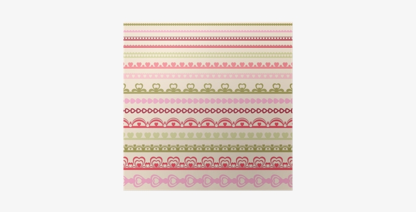 Set Of Hand Drawn Lace Paper Punch Borders - Drawing, transparent png download