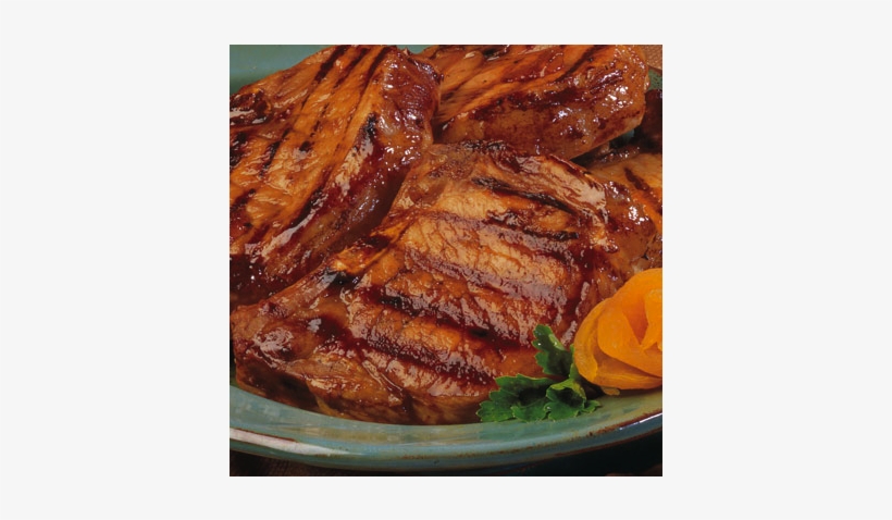 Apricot Glazed Pork Chops - Pork Ribs, transparent png download