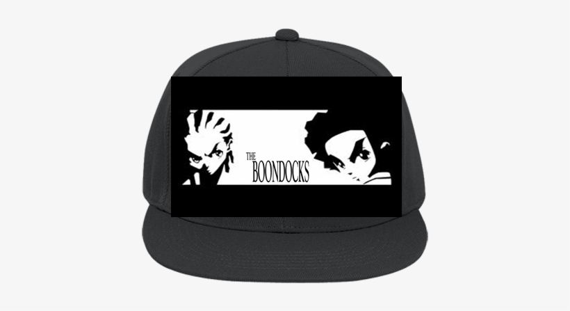 Flat Bill Fitted Hats 123 - Riley Boondocks Black And White, transparent png download
