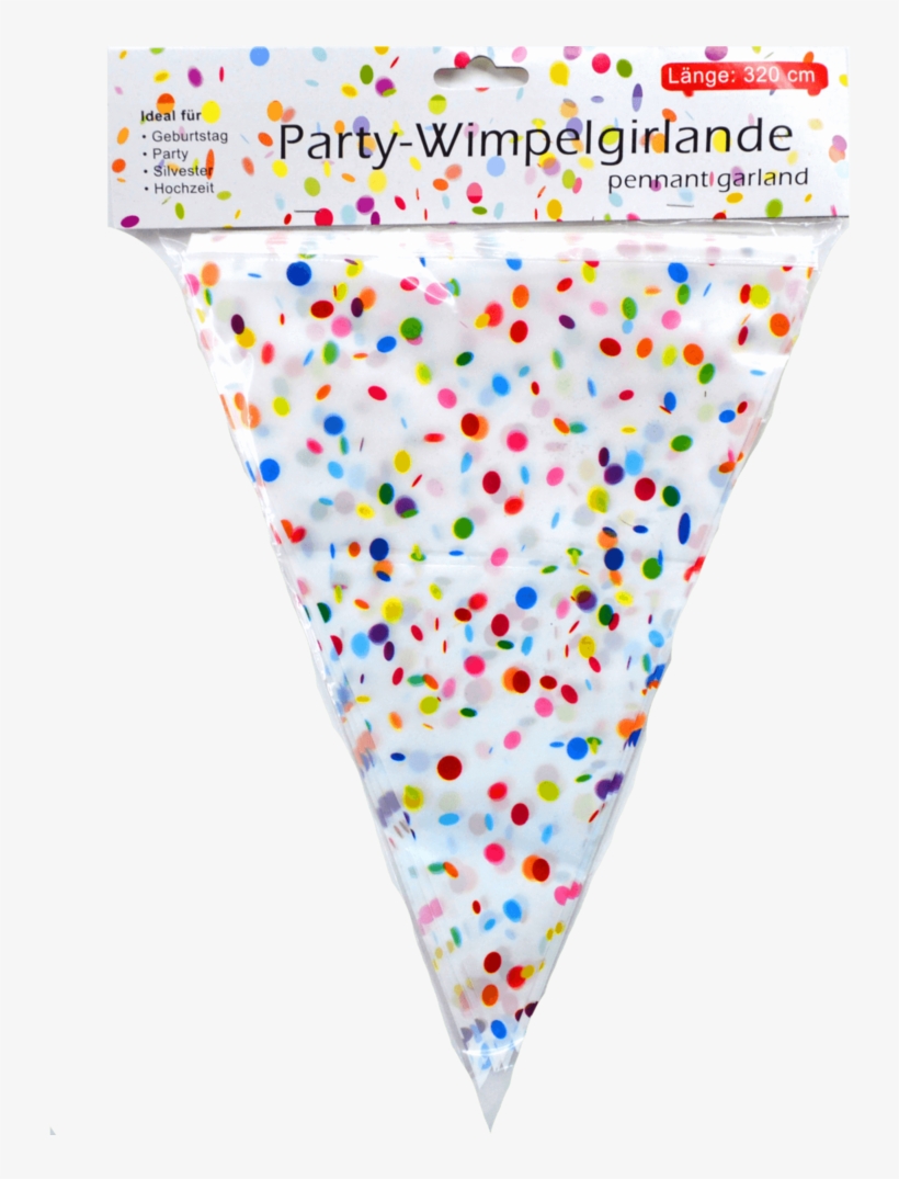 Party Pennant Garland - Unique Foil Birthday Confetti, transparent png download