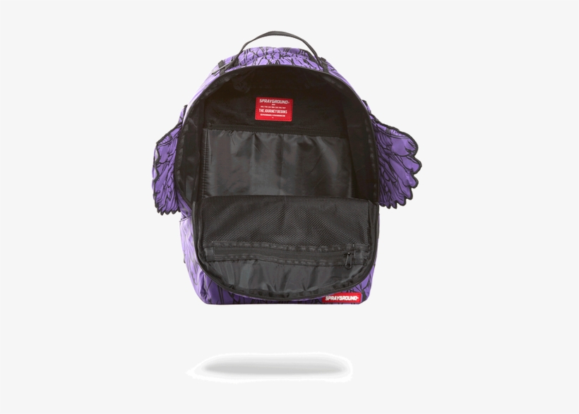 Sprayground 3m Purple Wings Adult Laptop Urban Backpack - Bag, transparent png download