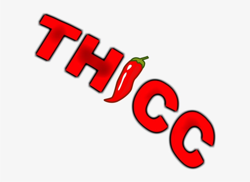 Thicc - Emote - Thicc Png Transparent Text, transparent png download