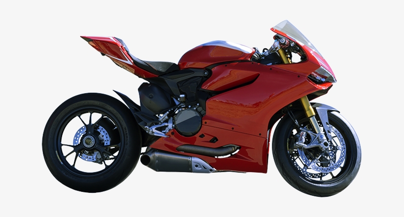 Motorcycle - Red Motorcycle, transparent png download