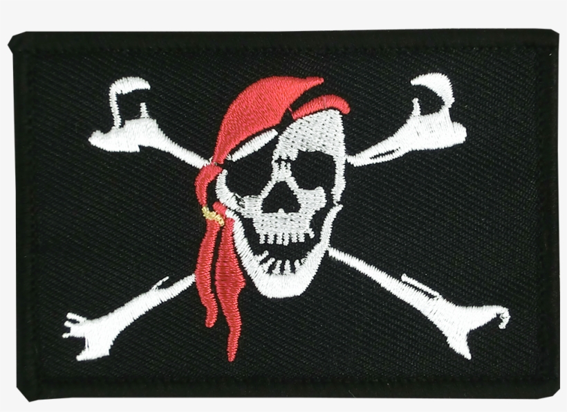 Pirate With Bandana - Maxflags Pirate With Bandana - Flag Patch, transparent png download