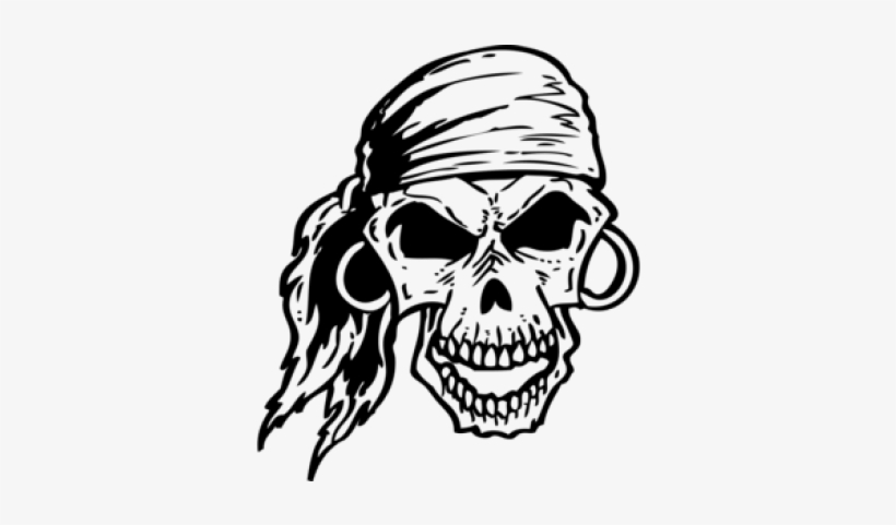 Pirate Sku - Drawing, transparent png download