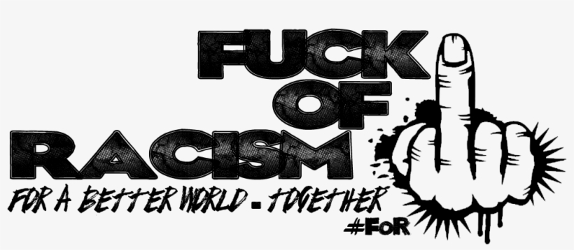 Logo Fuckofracism - Poster, transparent png download